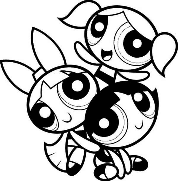 Coloring Pages Powerpuff Girls
 Lovely Powerpuff Girls Coloring Page
