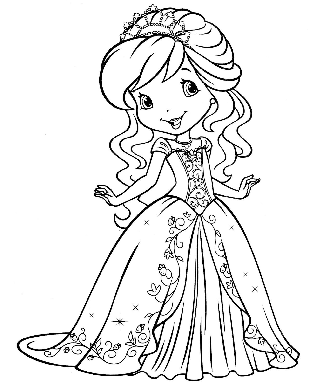 Coloring Sheets Of Girls
 Coloring Pages for Girls Best Coloring Pages For Kids