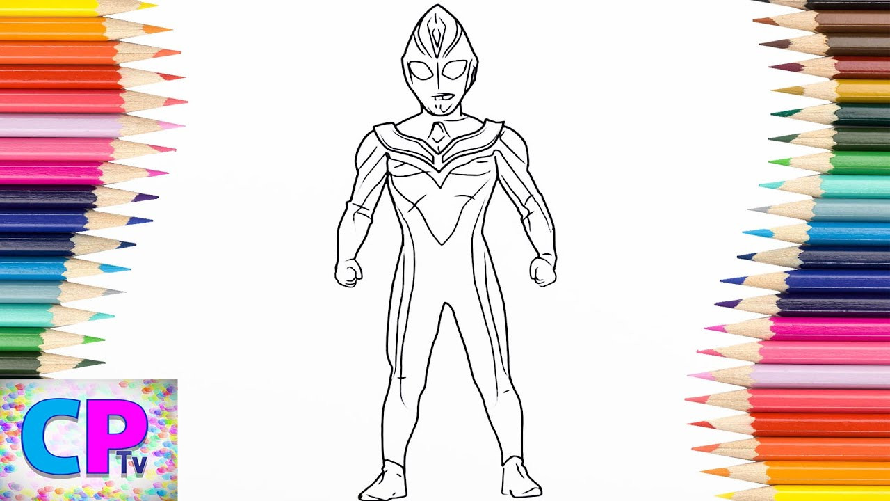Coloring Videos For Kids
 Ultraman Dyna Coloring Pages for Kids How to Color