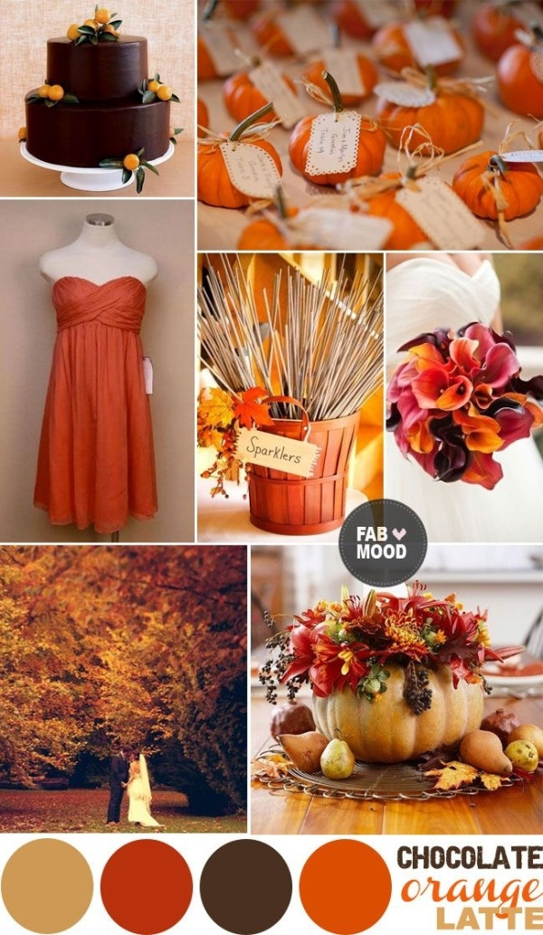 Colors For A Fall Wedding
 Wedding colors for fall 2016 2017