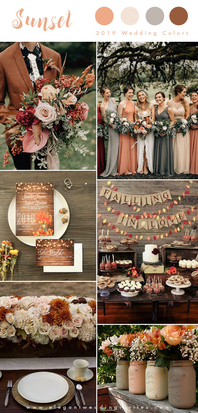 Colors For A Fall Wedding
 Top 10 Wedding Color Trends We Expect to See in 2019