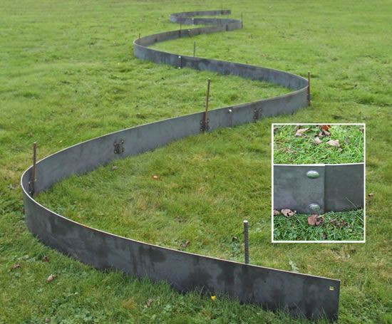 Commercial Grade Steel Landscape Edging
 6 Inch Metal Landscape Edging