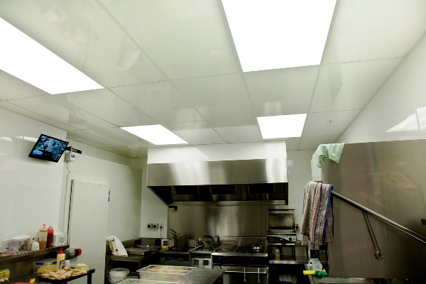 Commercial Kitchen Ceiling Tiles
 T&R Interior Systems Fenta Hygiene