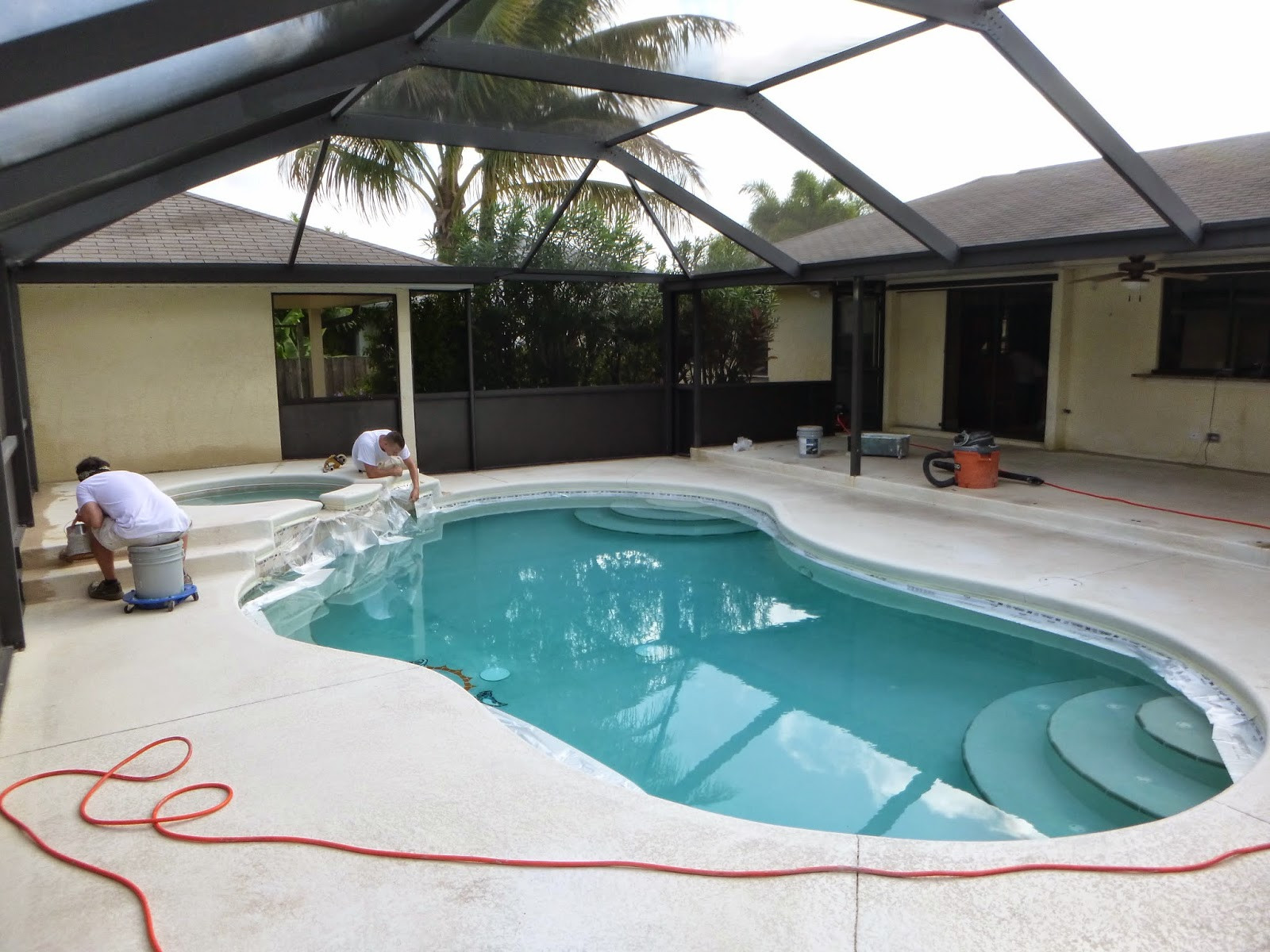 Concrete Pool Deck Painting
 Painting Artists Corp Painting pany Port St Lucie FL