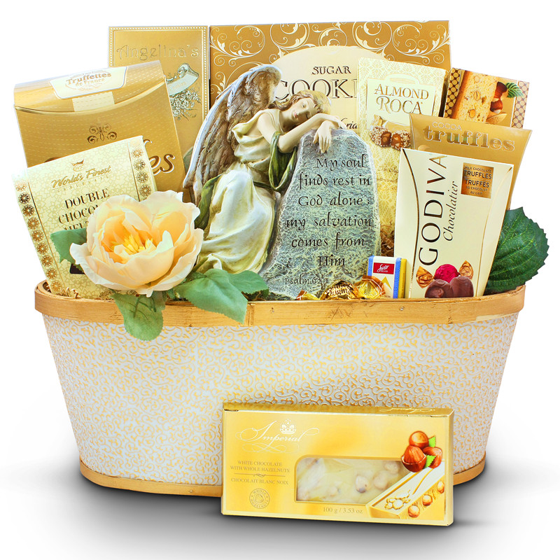 Condolence Gift Basket Ideas
 Angel from above Sympathy t basket