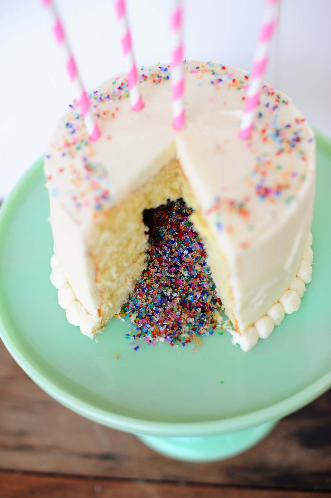 Confetti Birthday Cake
 Confetti Cake Sprinkle Filled Cake DIY The Perfect Cake