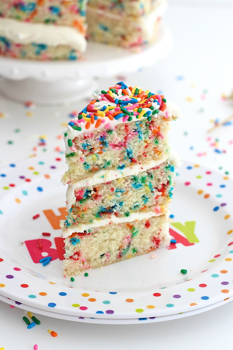 Confetti Birthday Cake
 Naked Confetti Cake