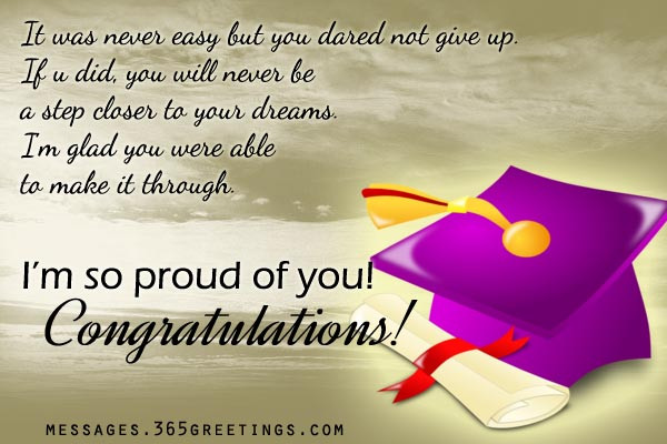 Congratulations Quotes For Graduation
 Graduation Messages 365greetings