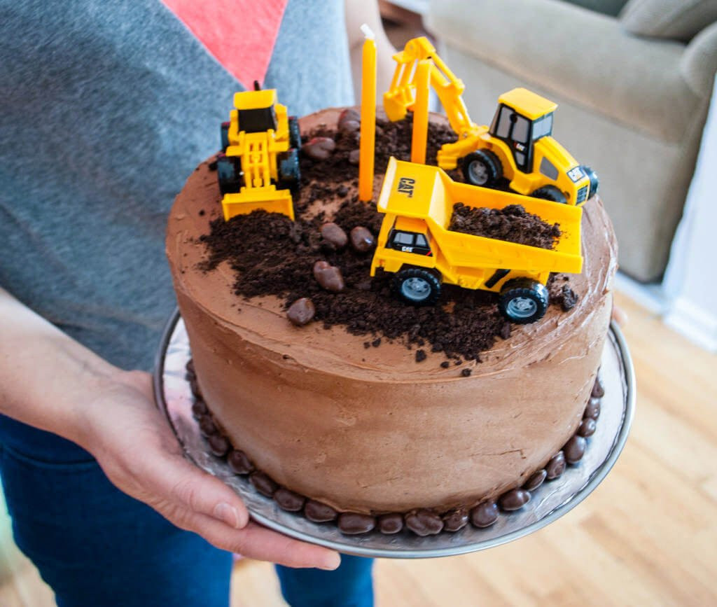 Construction Birthday Cakes
 Easy Construction Birthday Cake Merriment Design