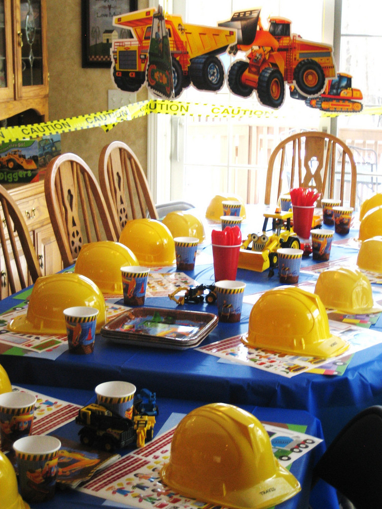 Construction Birthday Decorations
 Construction Theme Party Kids Birthday Parties