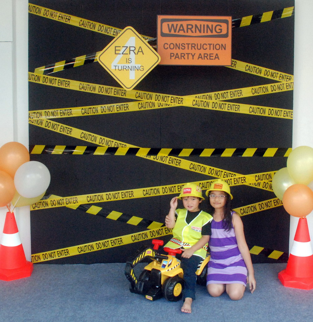 Construction Birthday Decorations
 moshe things Ezra s construction birthday party