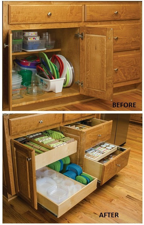 Container Store Kitchen Cabinet Organizer
 Remodelaholic