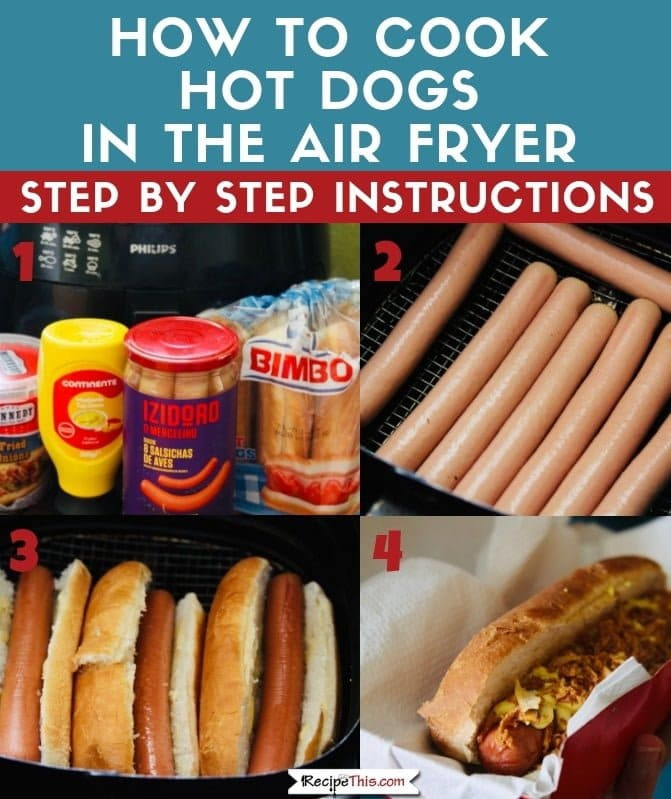 Cook Hot Dogs In Air Fryer
 Air Fryer Hot Dogs