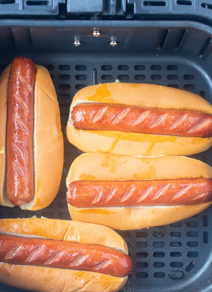 Cook Hot Dogs In Air Fryer
 The Easiest Air Fryer Hot Dogs My Forking Life
