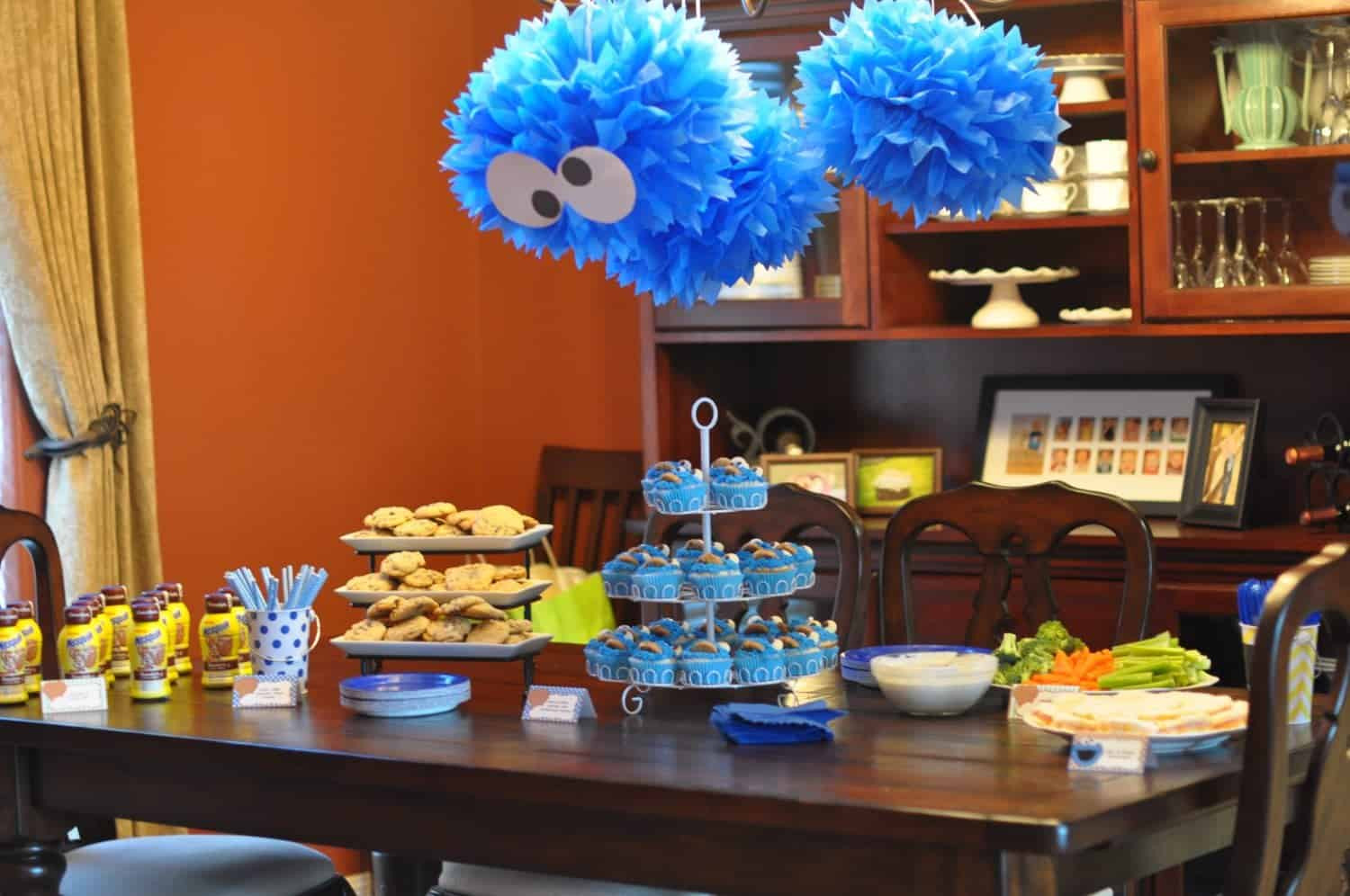 Cookie Monster Birthday Party Ideas
 1st Birthday Ideas Cookie Monster First Birthday Party