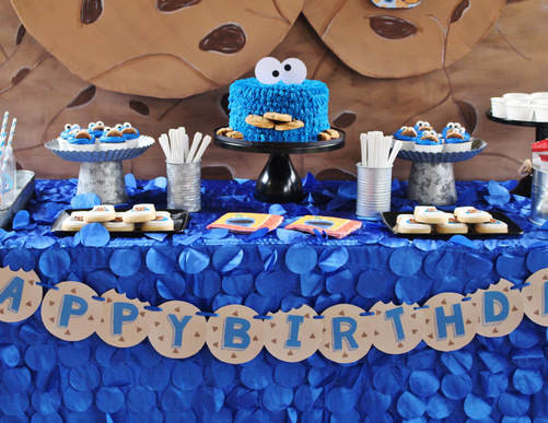 Cookie Monster Birthday Party Ideas
 Cookie Monster Party Ideas Crowning Details