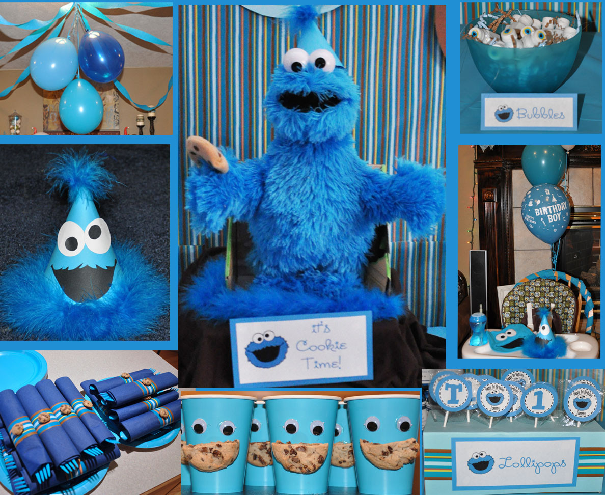 Cookie Monster Birthday Party Ideas
 Cookie Monster Birthday Party Ideas Cookie Monster