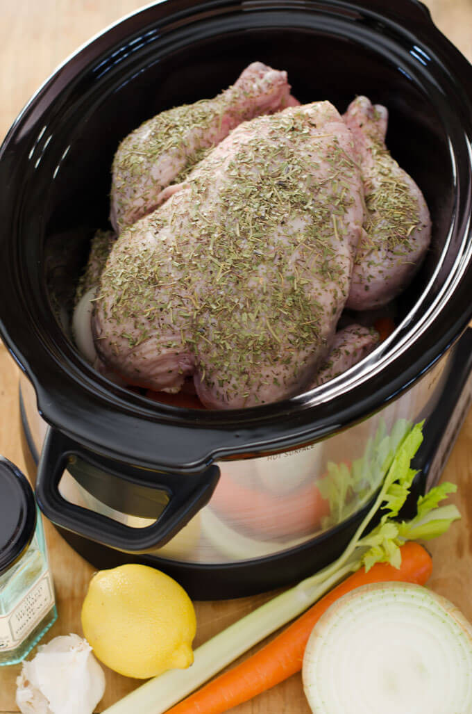Cooking A Whole Chicken In A Crock Pot
 Crockpot Whole Chicken Slow Cooker Chicken