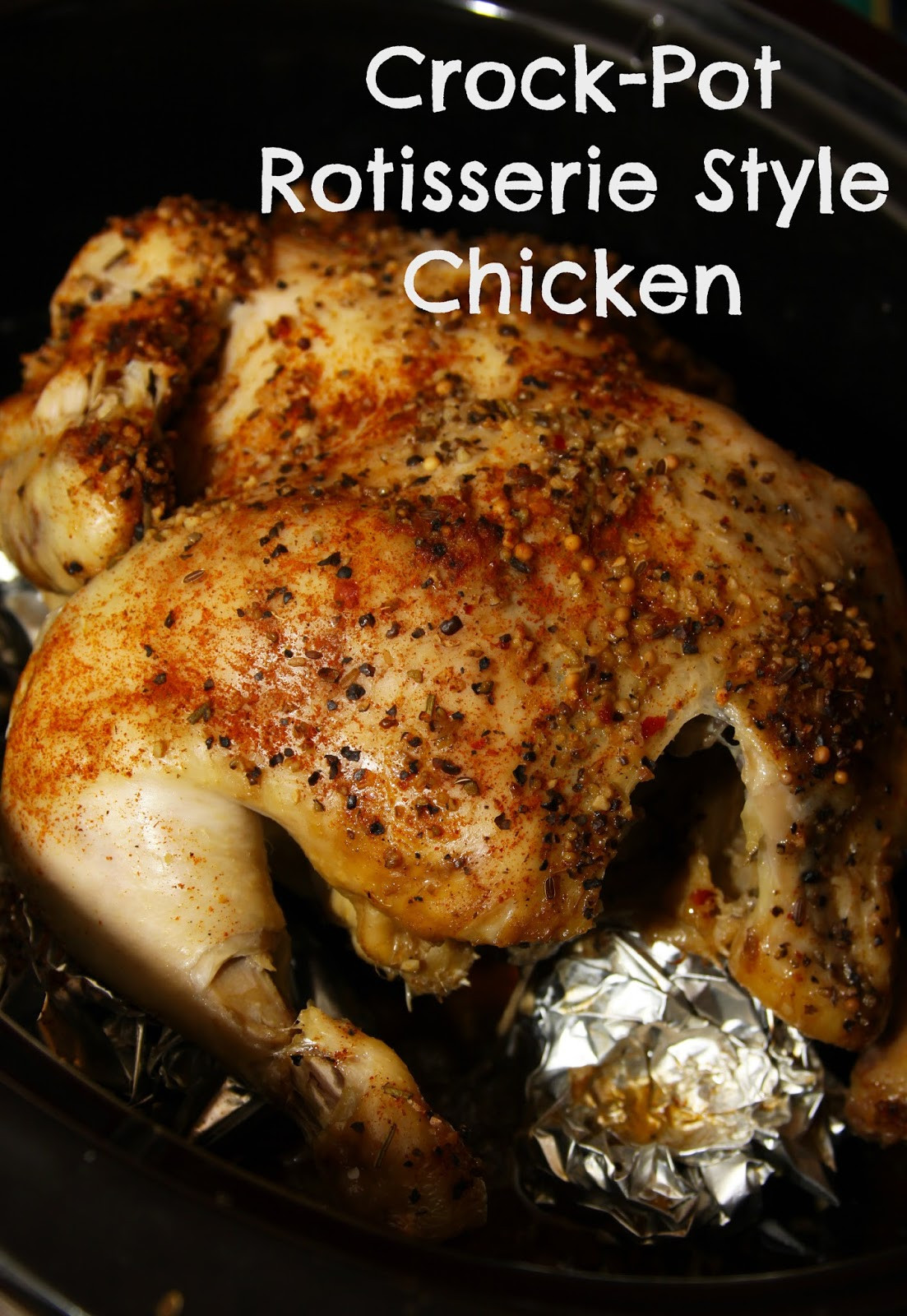 Cooking A Whole Chicken In A Crock Pot
 For the Love of Food Crock Pot Rotisserie Style Chicken