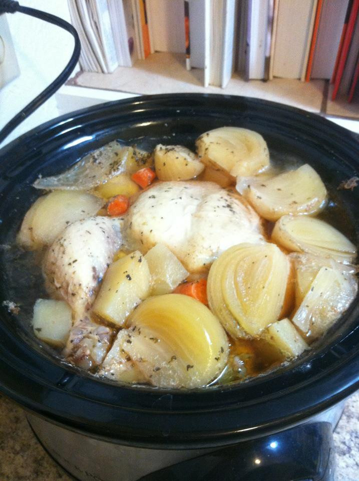 Cooking A Whole Chicken In A Crock Pot
 Our Little Clan Recipe Crock Pot Whole Chicken