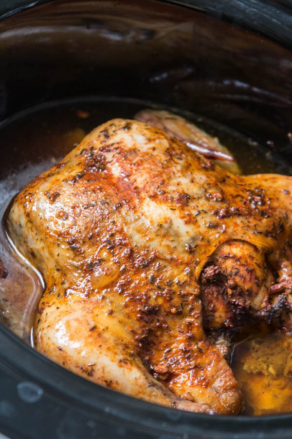 Cooking A Whole Chicken In A Crock Pot
 The BEST Recipe for Tender Crockpot Whole Chicken