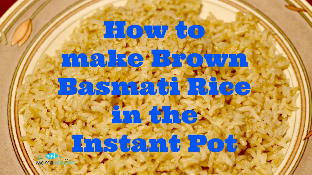 Cooking Brown Basmati Rice
 How to Make Brown Basmati Rice in the Instant Pot [VIDEO]