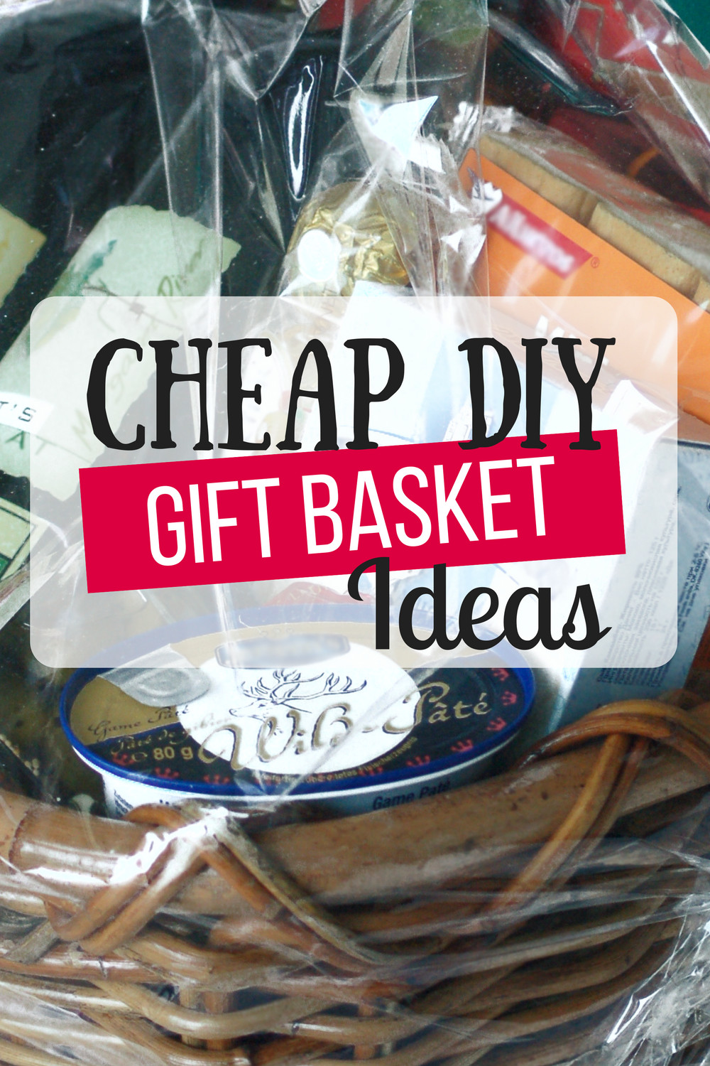 Cooking Gift Basket Ideas
 Cheap DIY Gift Baskets The Busy Bud er