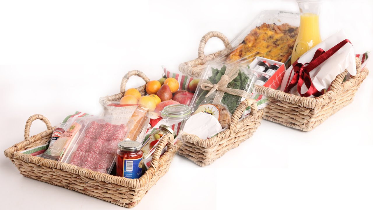 Cooking Gift Basket Ideas
 3 DIY FRESH Food Gift Baskets Edible Gifts