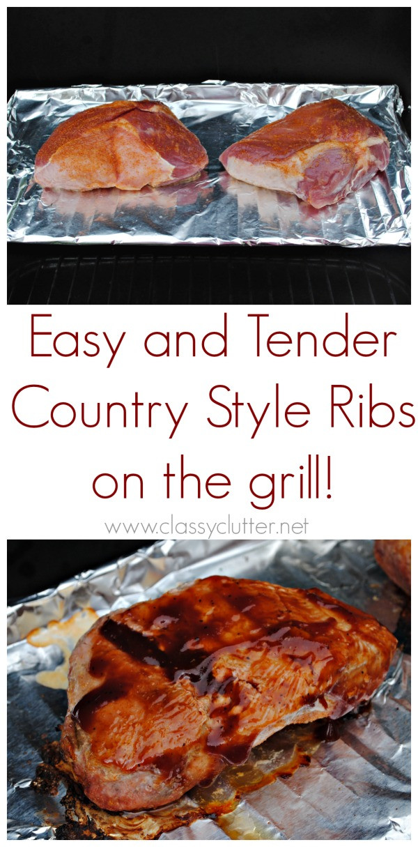 Cooking Pork Ribs On Gas Grill
 How to grill the perfect Country Style Ribs Classy Clutter