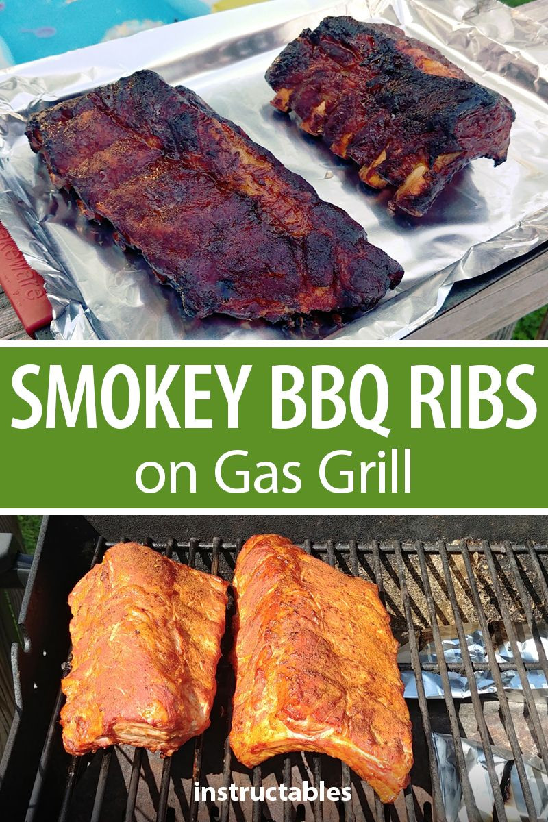 Cooking Pork Ribs On Gas Grill
 Smokey BBQ Ribs on Gas Grill