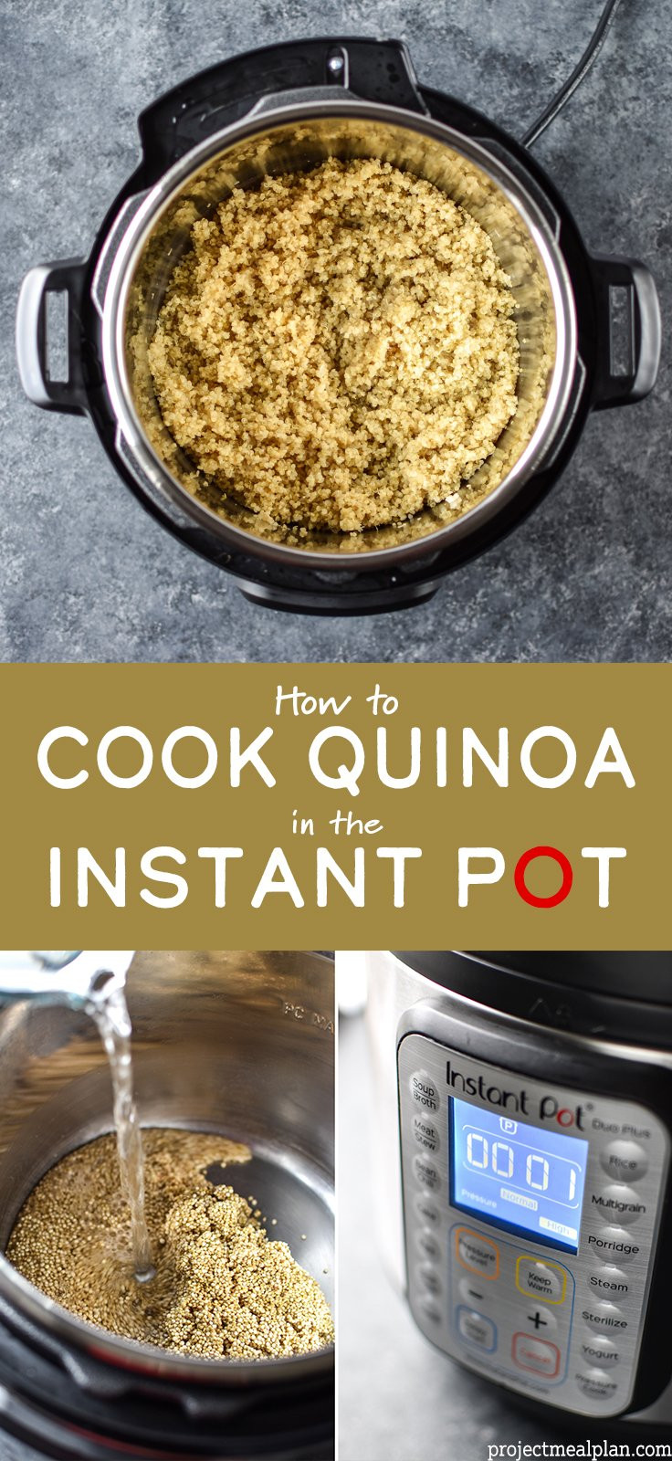 Cooking Quinoa In Microwave
 How to Cook Quinoa in the Instant Pot Project Meal Plan