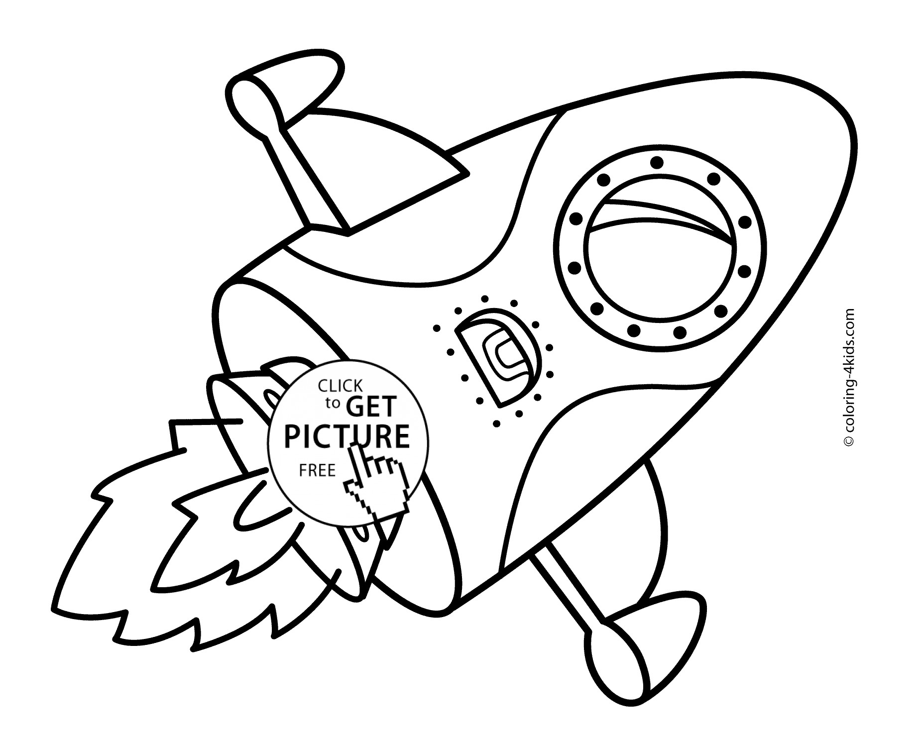 Cool Coloring Pages For Kids
 Cool Rocket coloring pages for kids printable free