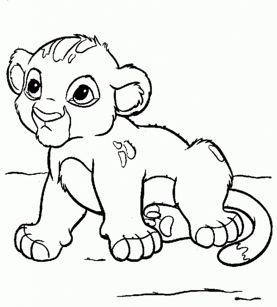 Cool Coloring Pages For Kids
 Free Printable Simba Coloring Pages For Kids
