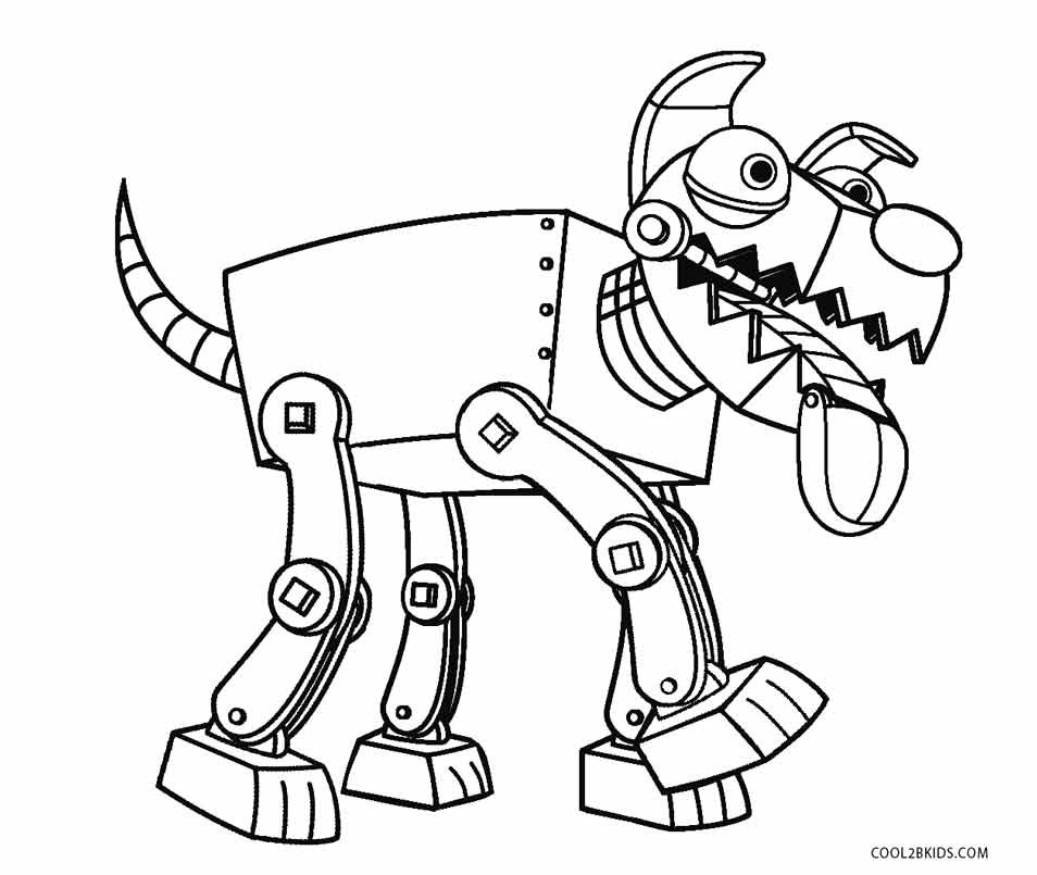 Cool Coloring Pages For Kids
 Free Printable Robot Coloring Pages For Kids