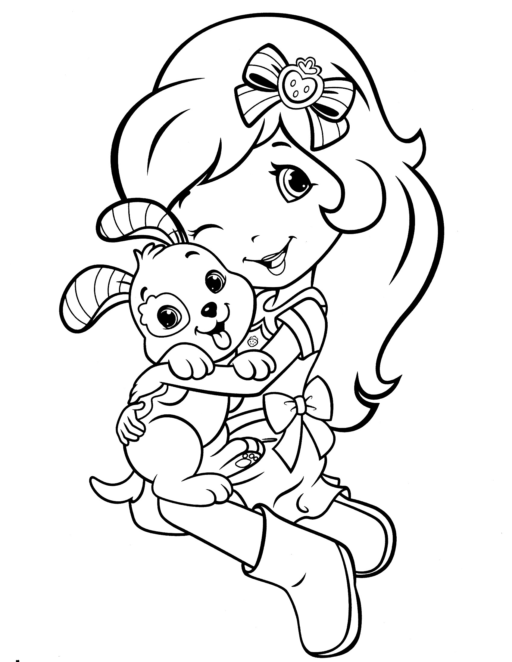 Cool Coloring Pages For Kids
 Strawberry Shortcake Coloring Pages Cool coloring pages