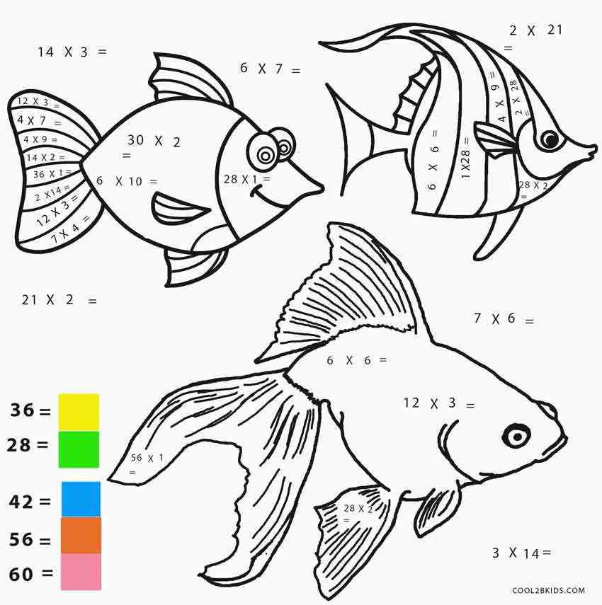 Cool Coloring Pages For Kids
 Free Printable Math Coloring Pages For Kids