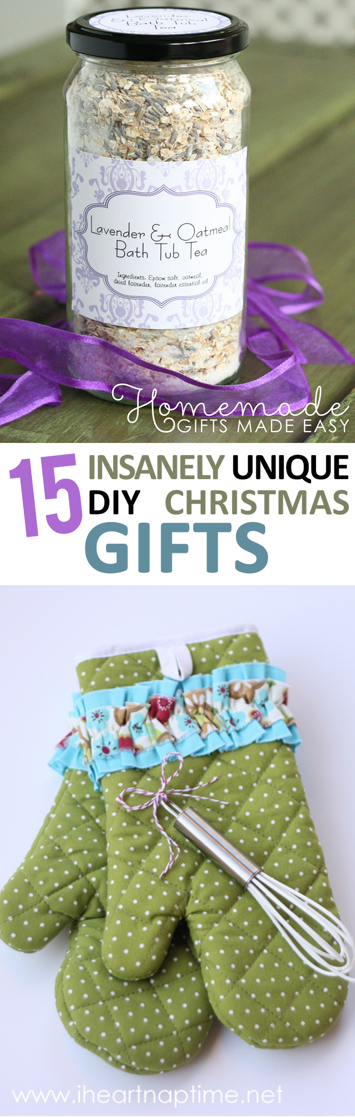 Cool DIY Christmas Gifts
 15 Insanely Unique DIY Christmas Gifts – Sunlit Spaces