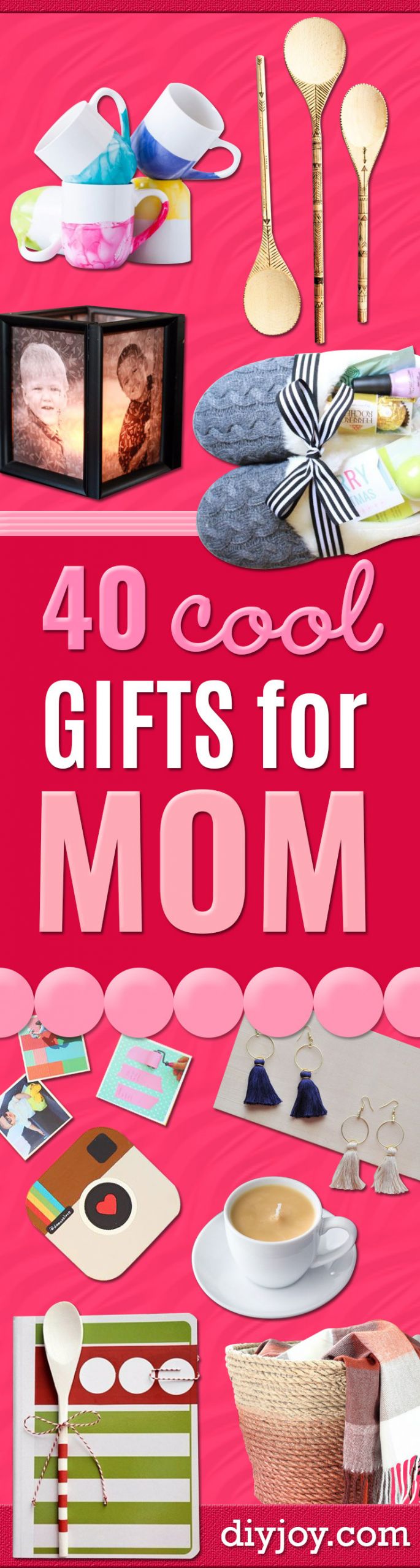 Cool DIY Christmas Gifts
 40 Coolest Gifts To Make for Mom