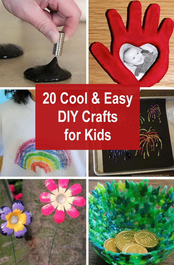 Cool DIY For Kids
 20 Cool and Easy DIY Crafts for Kids
