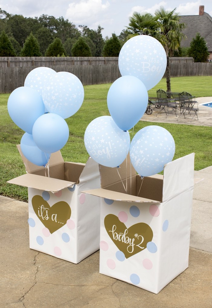 Cool Gender Reveal Party Ideas
 Kara s Party Ideas Ice Cream Social Gender Reveal Party