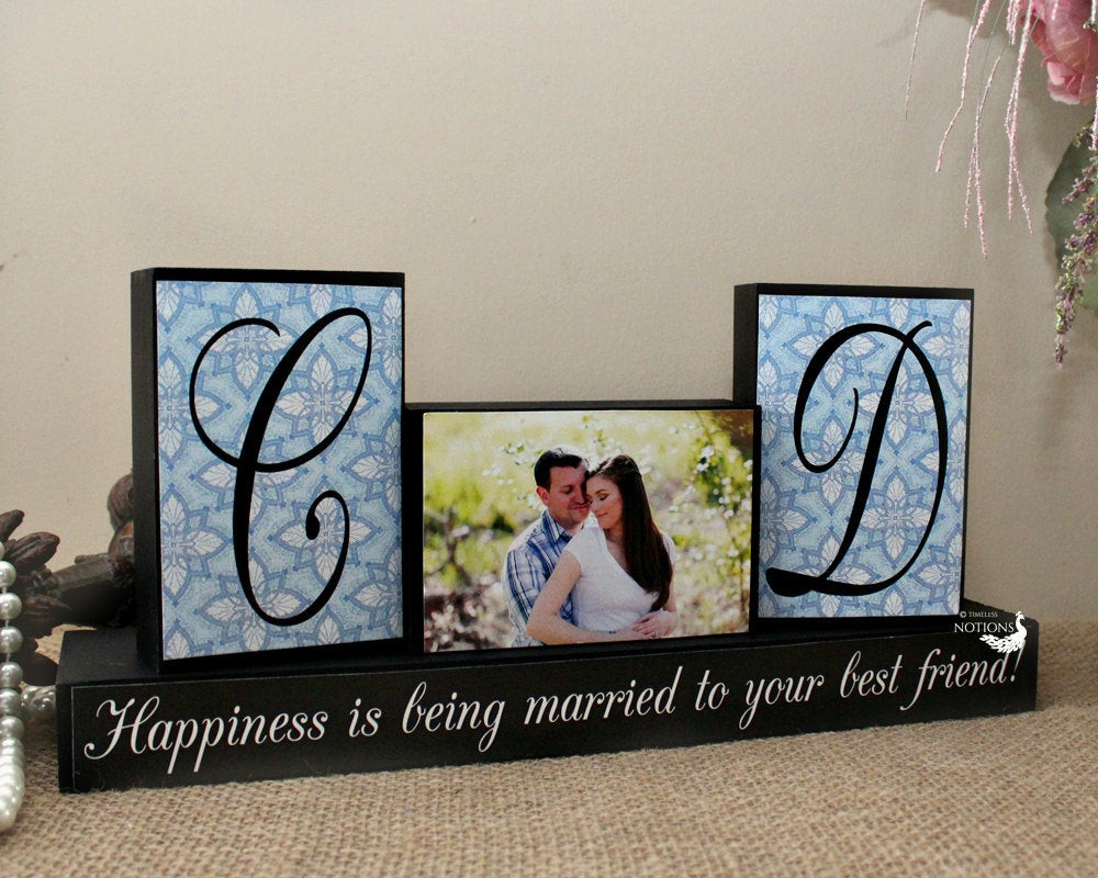 Cool Gift Ideas For Couples
 Personalized Unique Wedding Gift for Couples by TimelessNotion