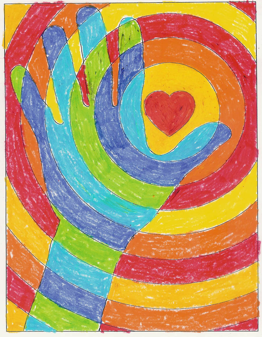 Cool Paintings For Kids
 “Cool Hands Warm Heart”
