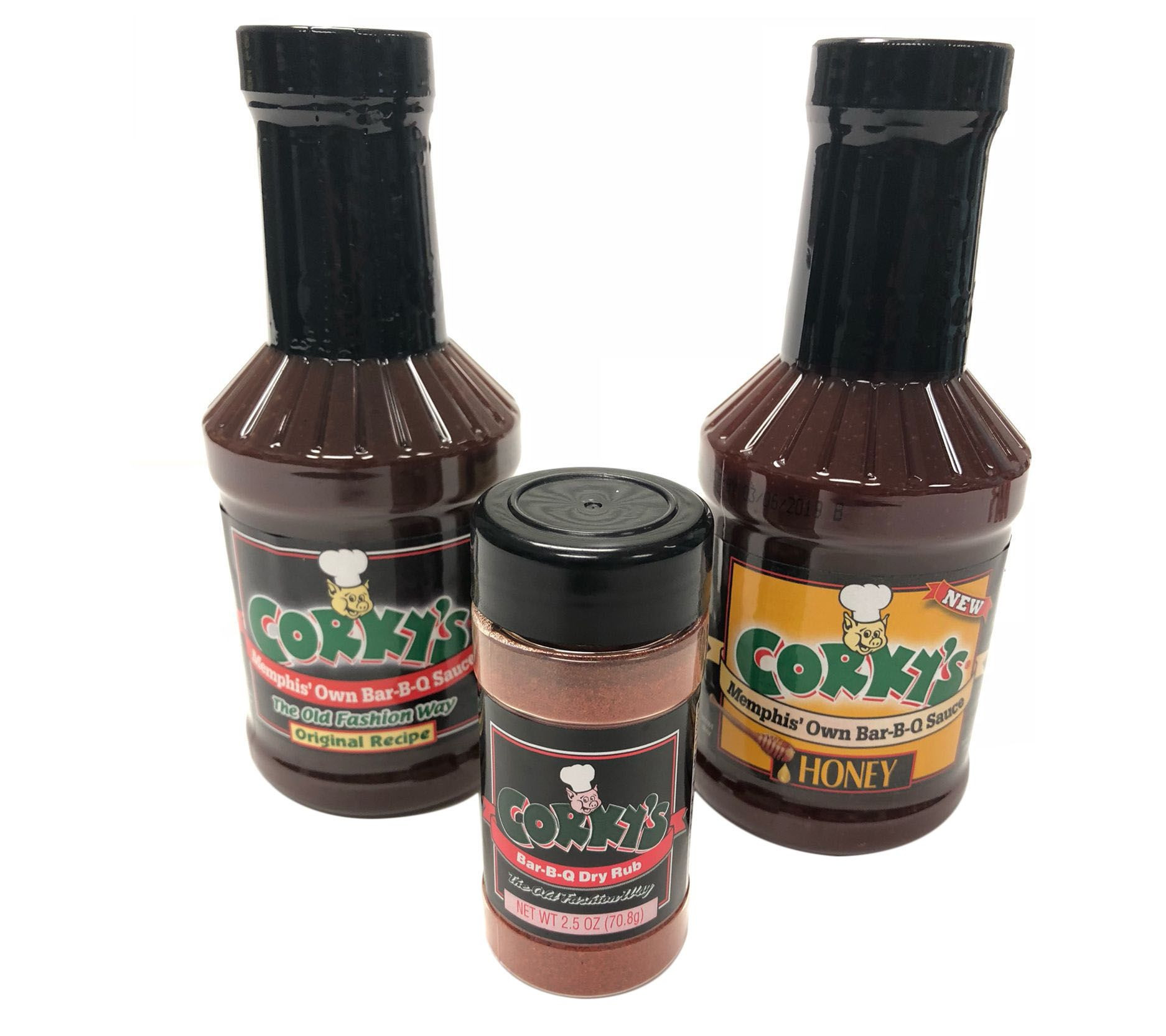 Corkys Bbq Sauce
 Corky s BBQ Sauce and Seasoning bo Set QVC