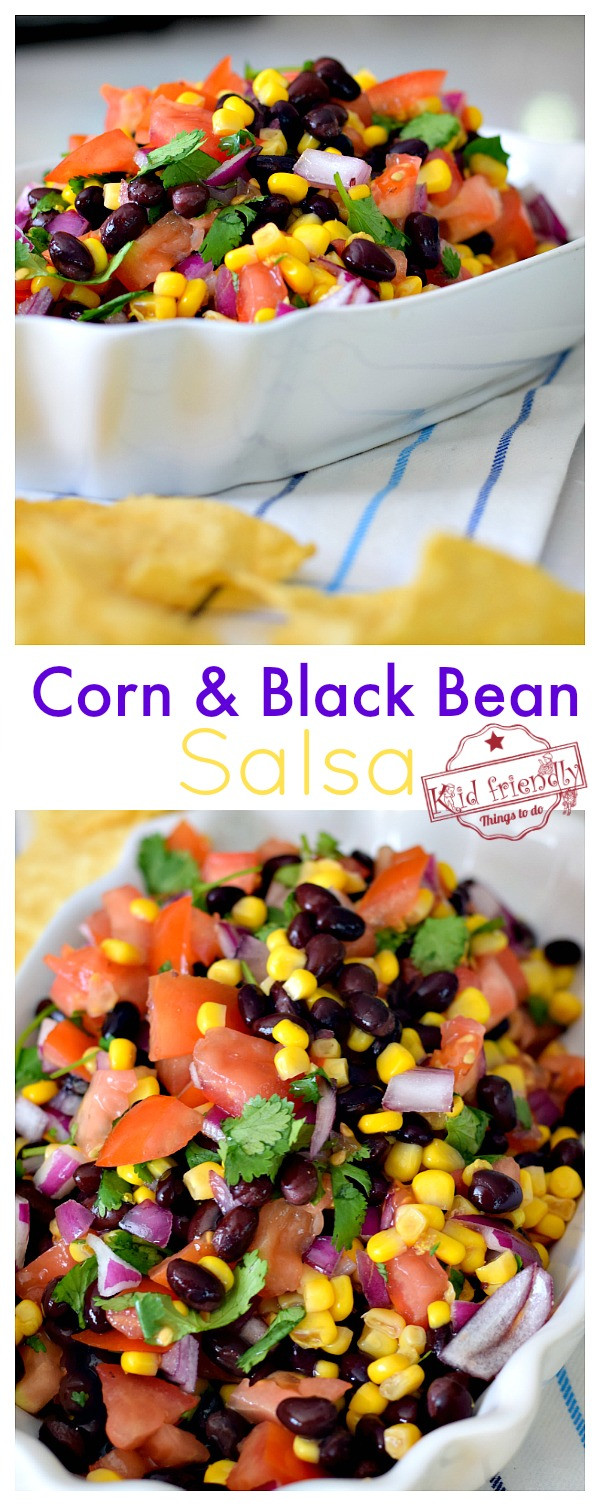 Corn Bean Salsa
 Easy Corn and Black Bean Salsa Recipe