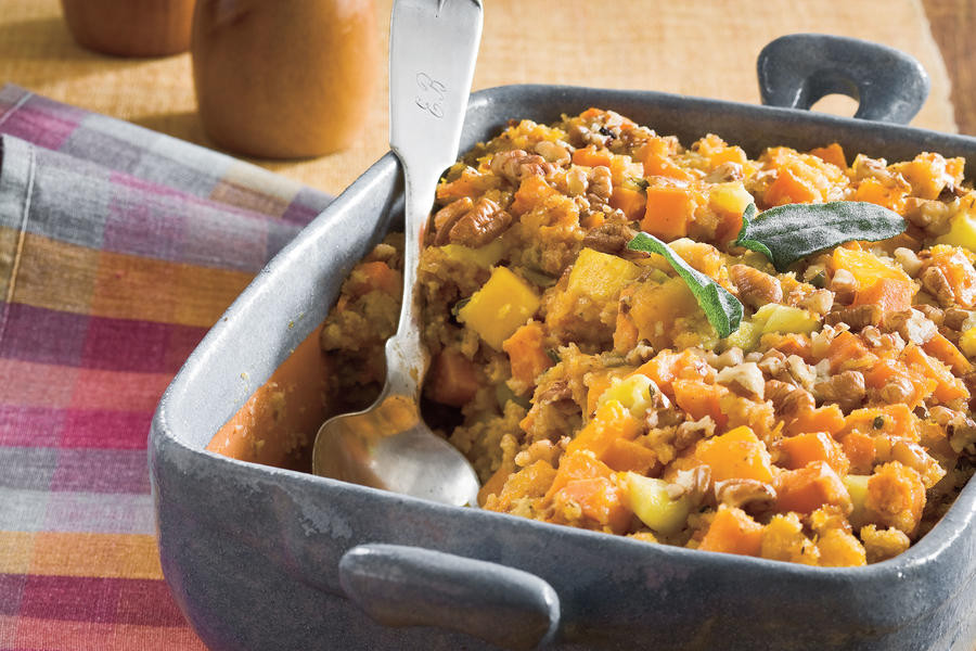 Cornbread Dressing Southern Living
 Cornbread Stuffing With Sweet Potato and Squash
