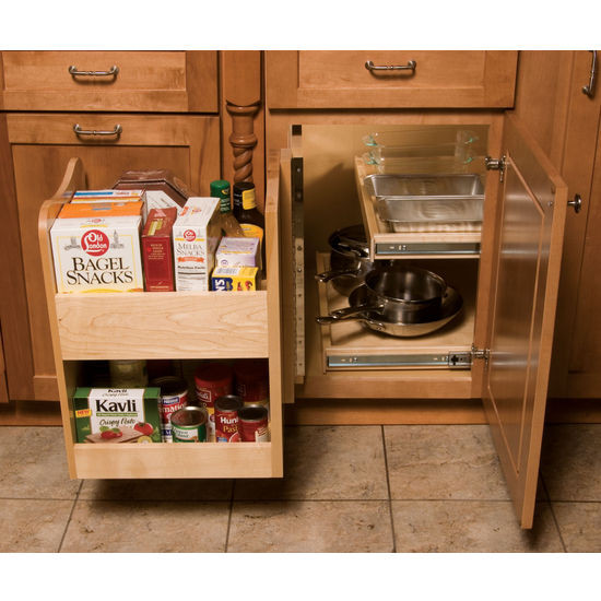 Corner Kitchen Cabinet Organizers
 KitchenMate™ Blind Corner Cabinet Organizer by Omega