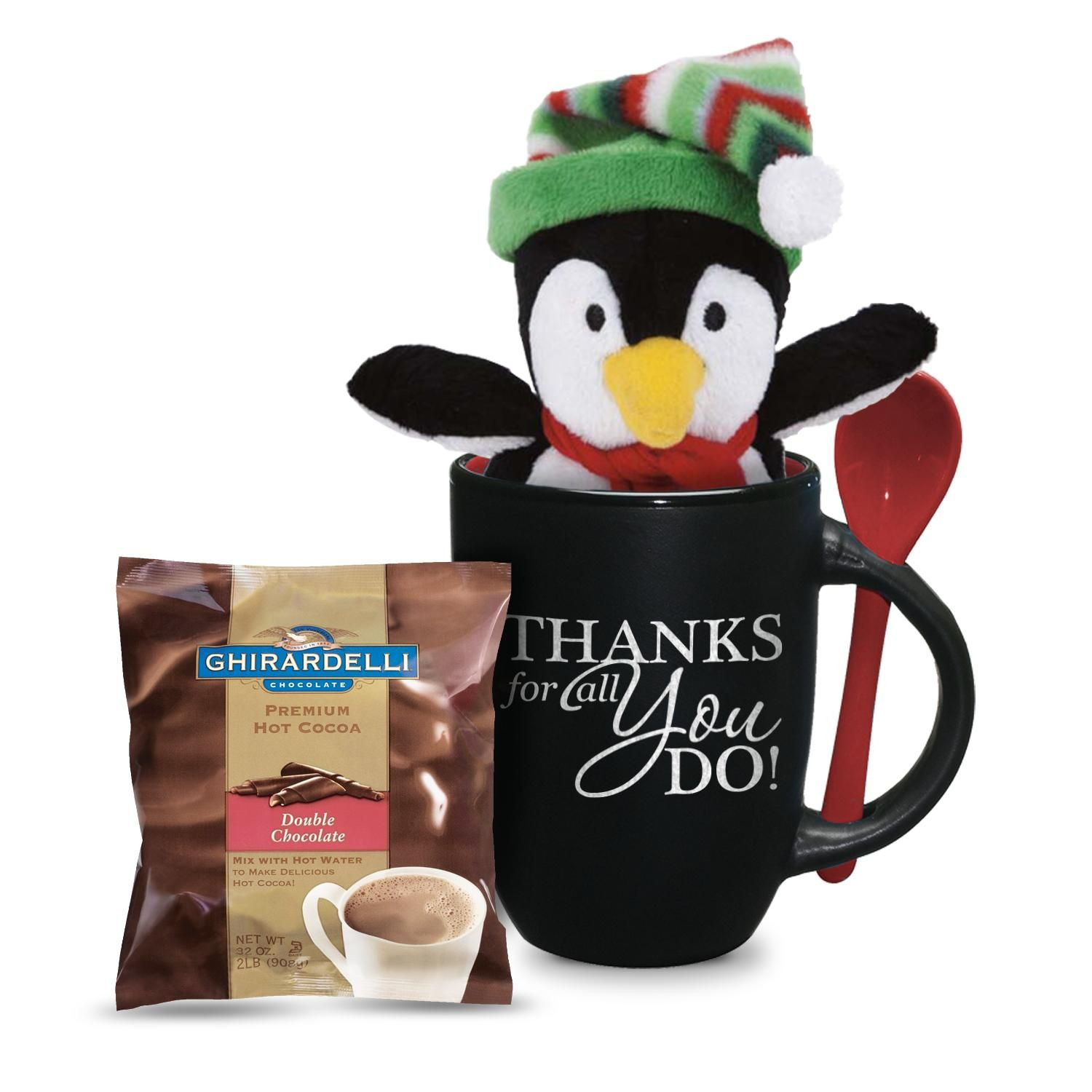 Corporate Holiday Party Gift Ideas
 Thanks For All You Do Penguin Gift Set