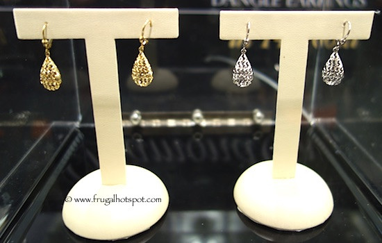 Costco Diamond Earrings
 Costco Sale 14kt Gold Diamond Cut Dangle Earrings $99 99
