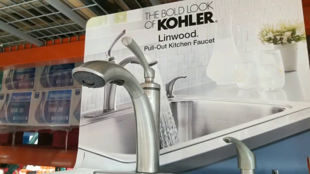 Costco Faucets Bathroom
 Costco KOHLER Linwood Pull Out Kitchen Faucet $99