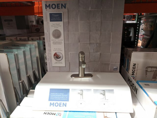 Costco Faucets Bathroom
 Moen Tilson Bathroom Faucet